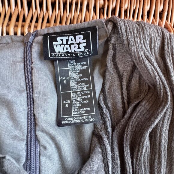 STAR WARS Galaxy's Edge Rey Dress Girls S 5-6 Tunic Costume Disneyland Official - Picture 7 of 8